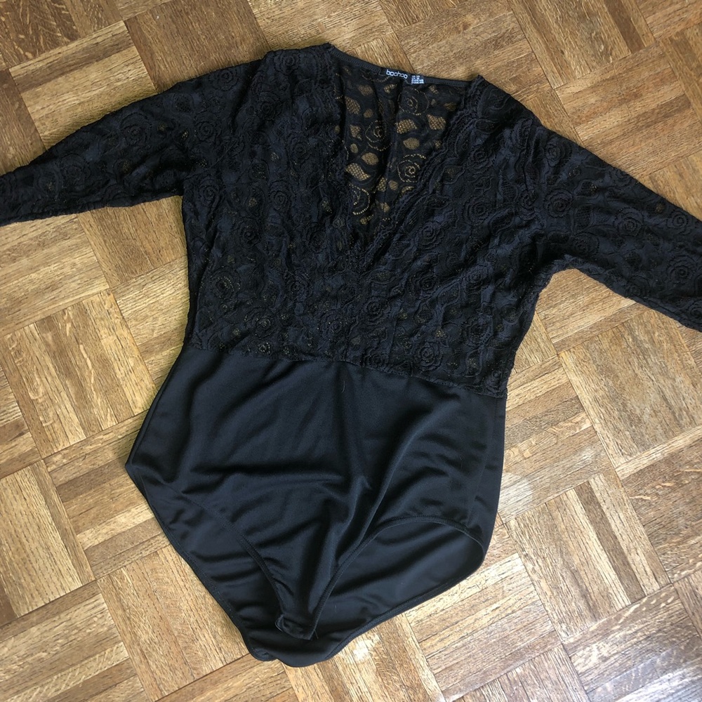 boohoo plus bodysuit